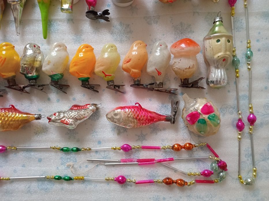 Ёлочные игрушки СССР