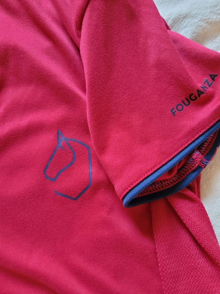 Koszulka jeździecka Fouganza S konie
