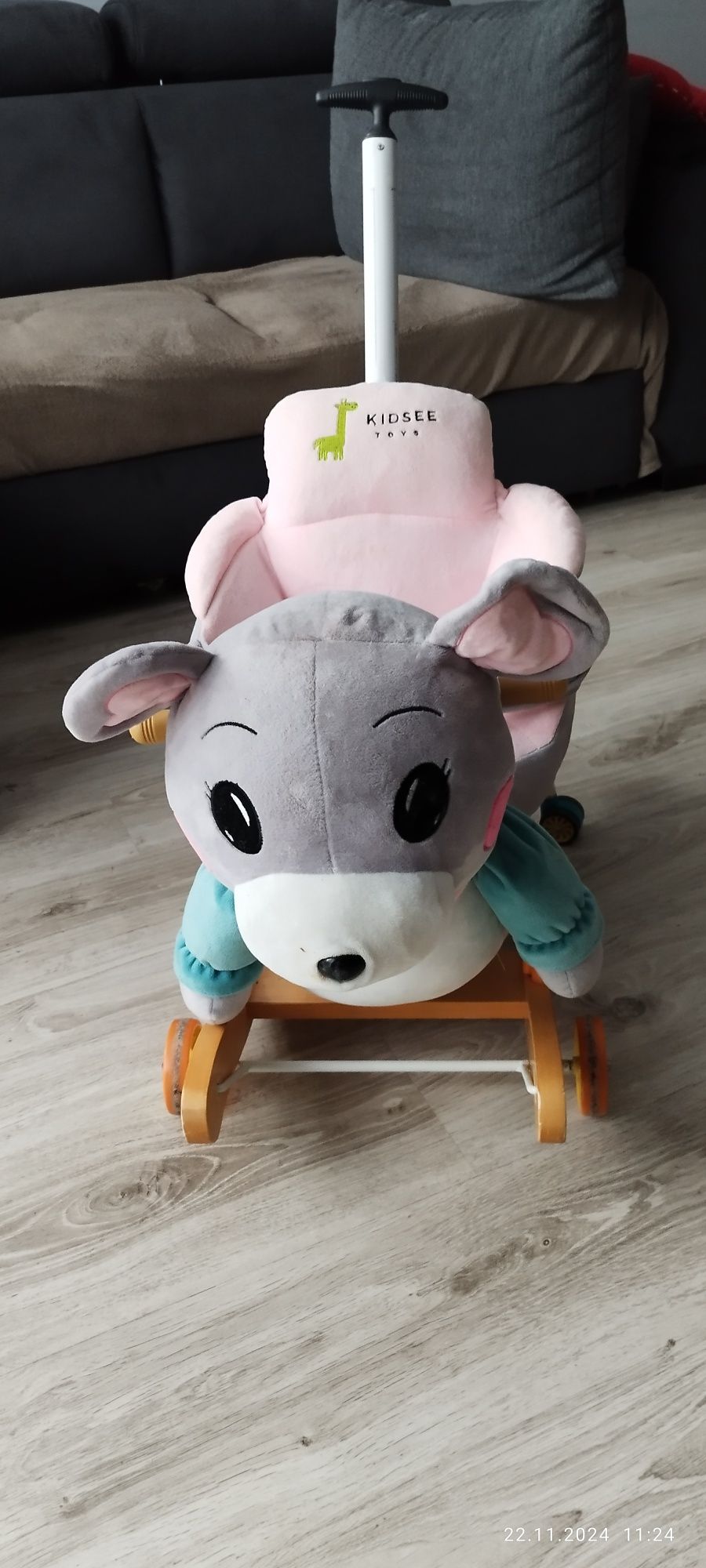 Mysz na biegunach jeździk pchacz Kidsee Toys