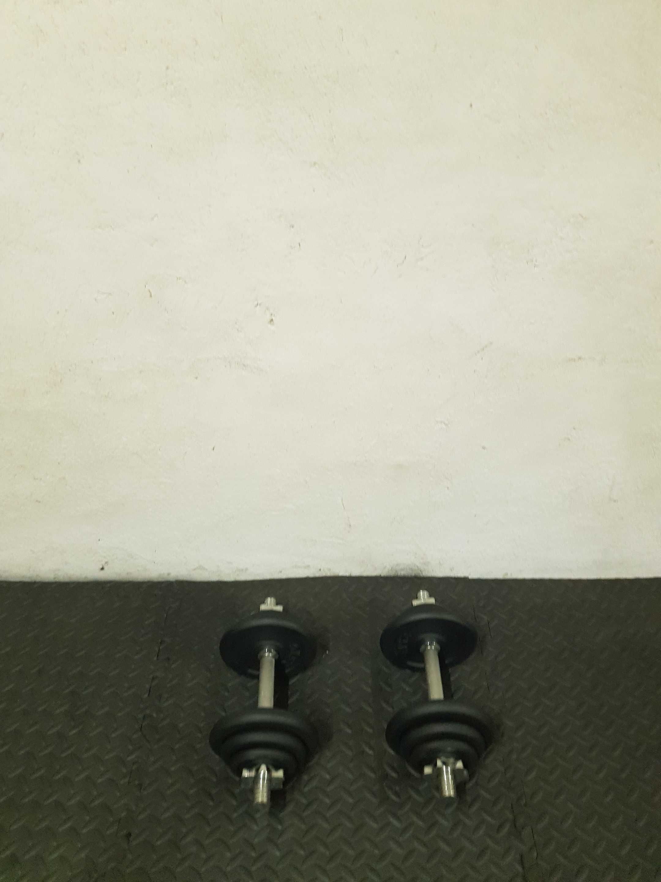 Hantle zeliwne regulowane 10kg x2