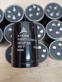 Kondensatory Epcos 680uF 450V