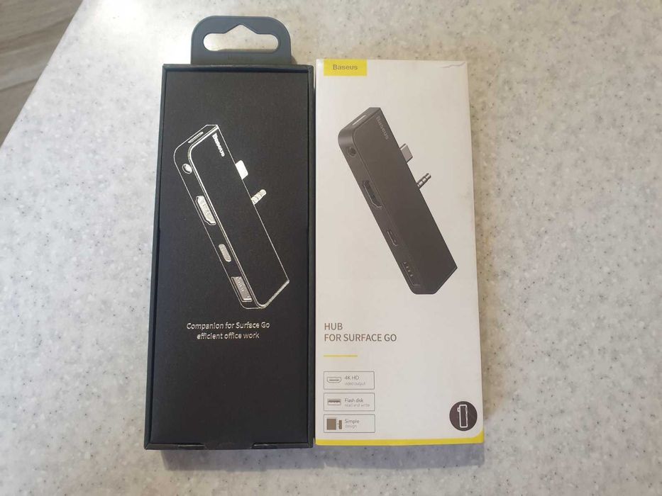 Концентратор USB-хаб Baseus  HUB for Surface Go Black