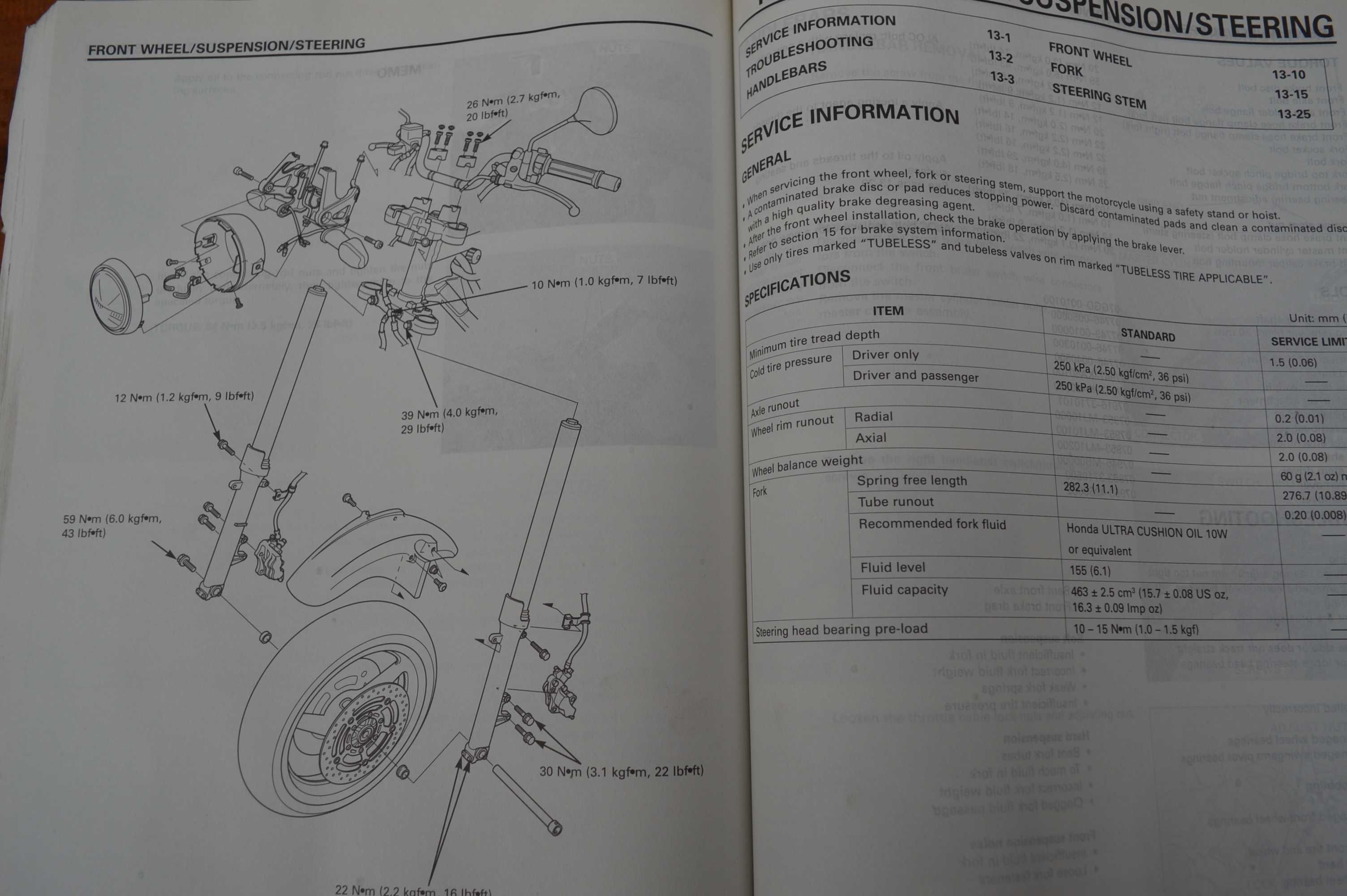 Honda Hornet 900 SERWISÓWKA manual instrukcja OEM