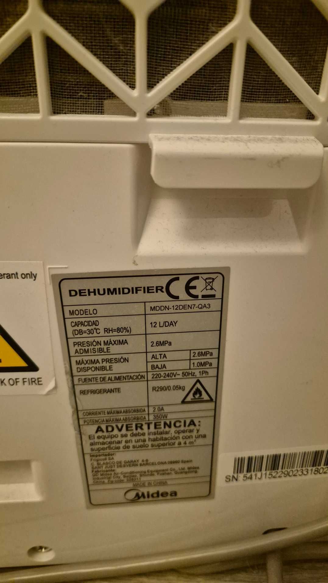Osuszacz Midea Mddn-12Den7