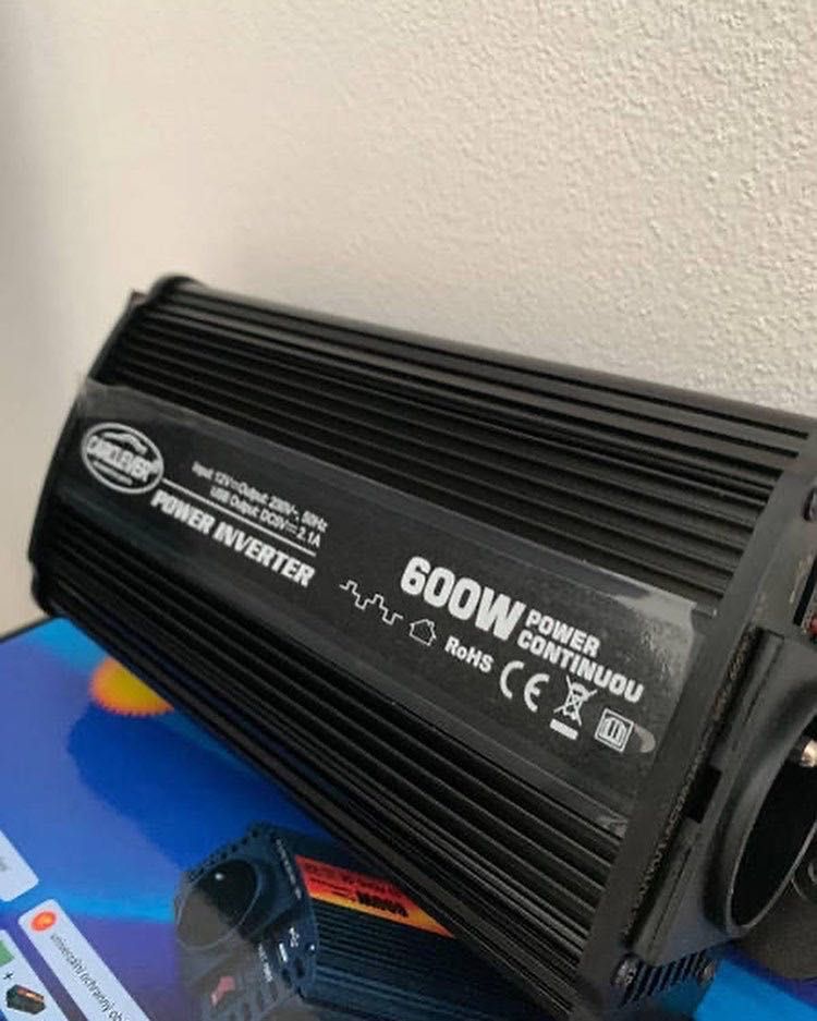 Преобразователь тока 12-220v 600w (немецкий)