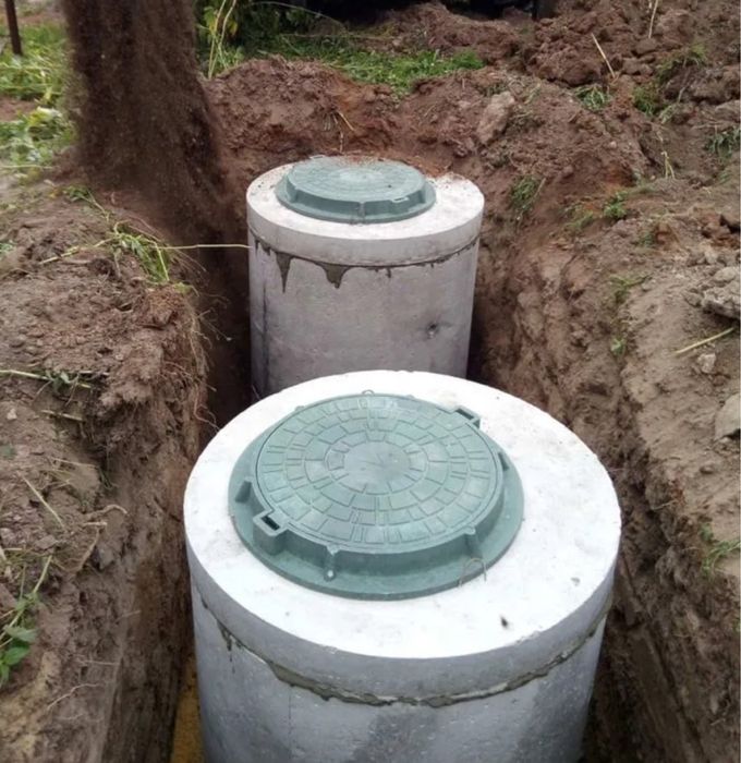 Встановлення каналізації септик з кілець копка 4/7/21 м3