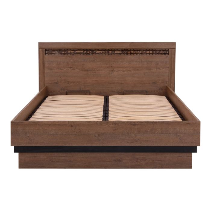 Łóżko że stelażem i pojemnikiem Dorian 160x200- Materac gratis