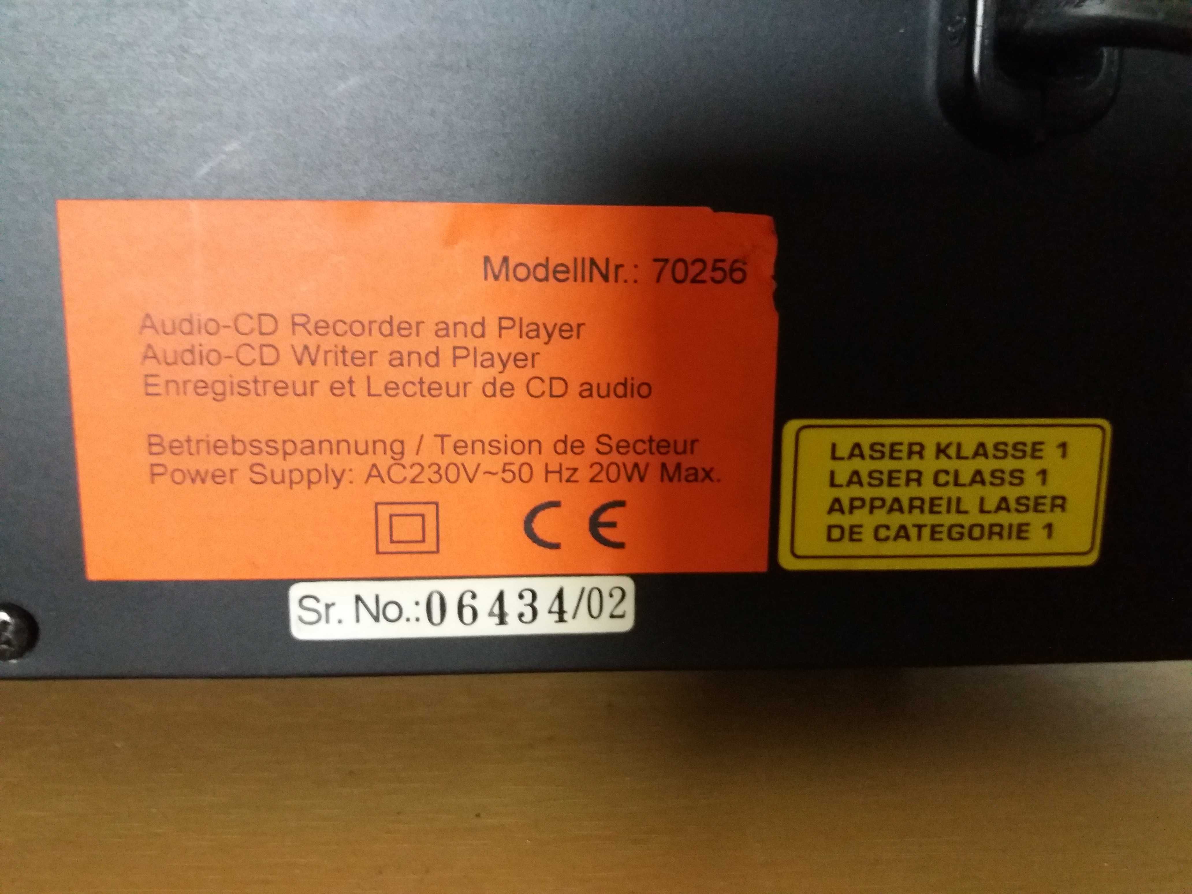 nagrywarka TCM- model 70256