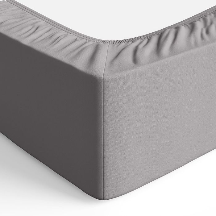 Amazon Basics Dopasowane Prześcieradło Z Gumką Szare 140X200X30
