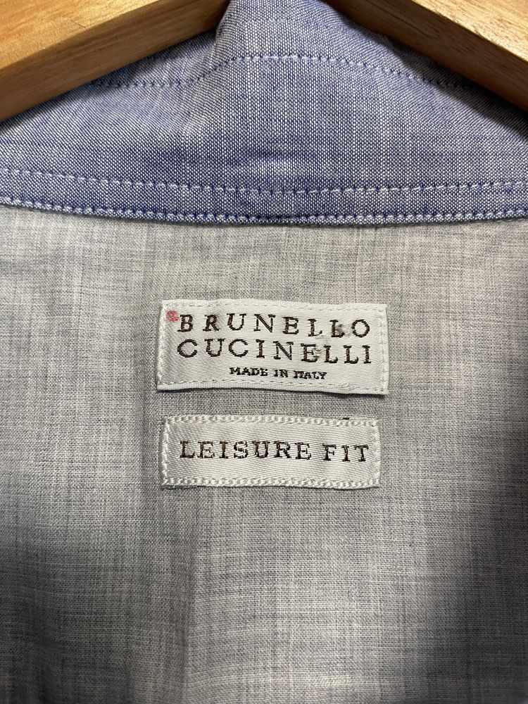Рубашка Brunello Cucinelli Brioni Zegna размер L