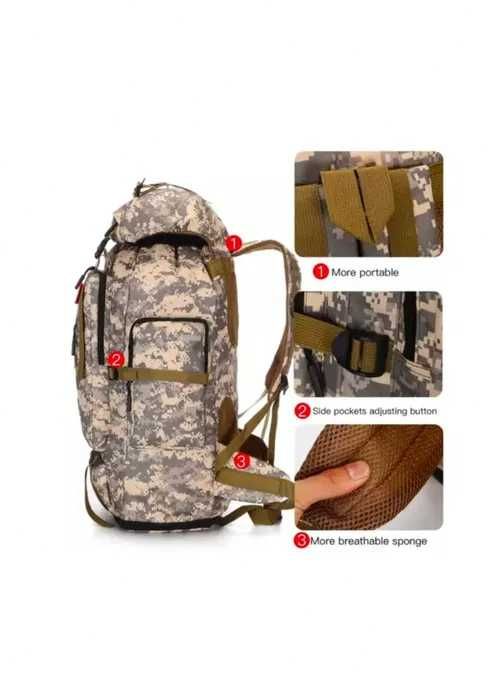 Військовий рюкзак піксель ЗСУ 80-100л рюкзак тактичний з розширенням