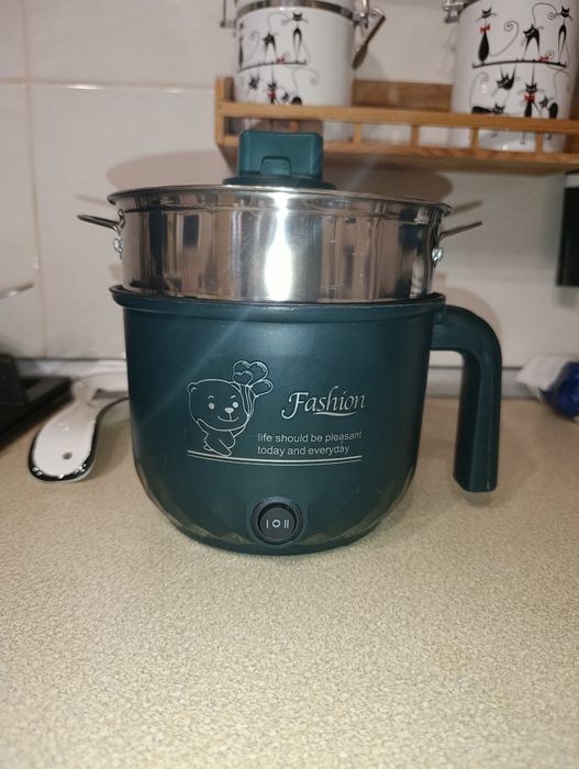 Електрична мультиварка рисоварка міні каструля 1,5л