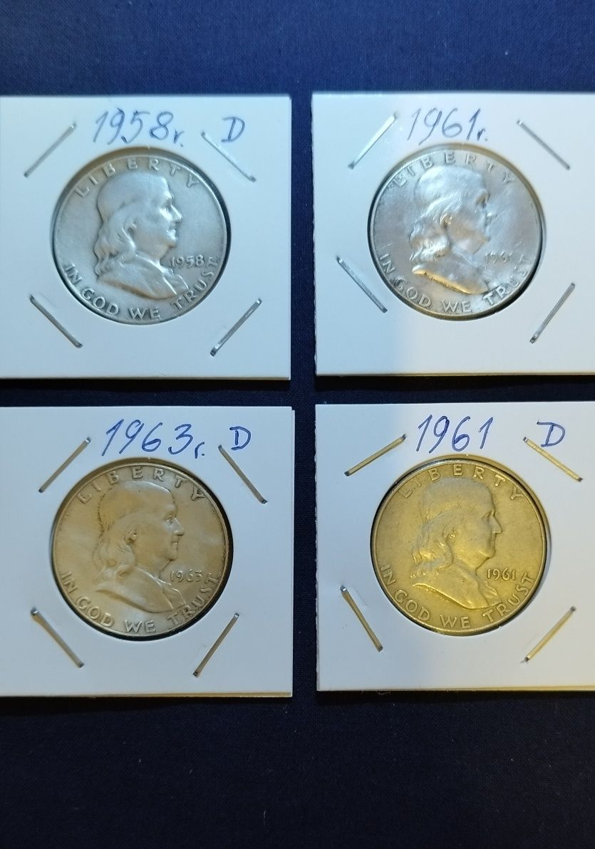 Monety HALF DOLLAR z dzwonem wolności
