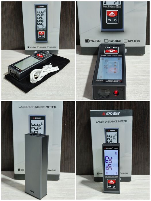 Лазерная рулетка 50м акумулятор