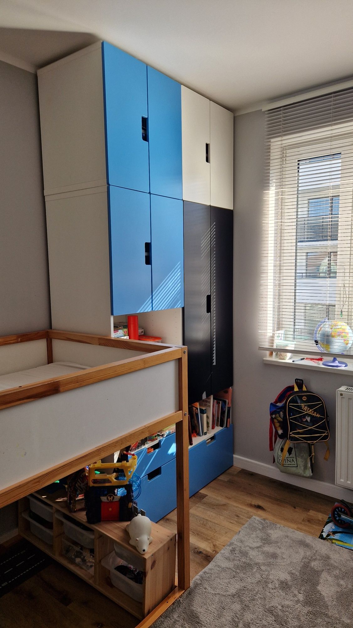 IKEA Szafa Regał Szuflady STUVA szer. 120 x wys. 254 x gł. 51 cm