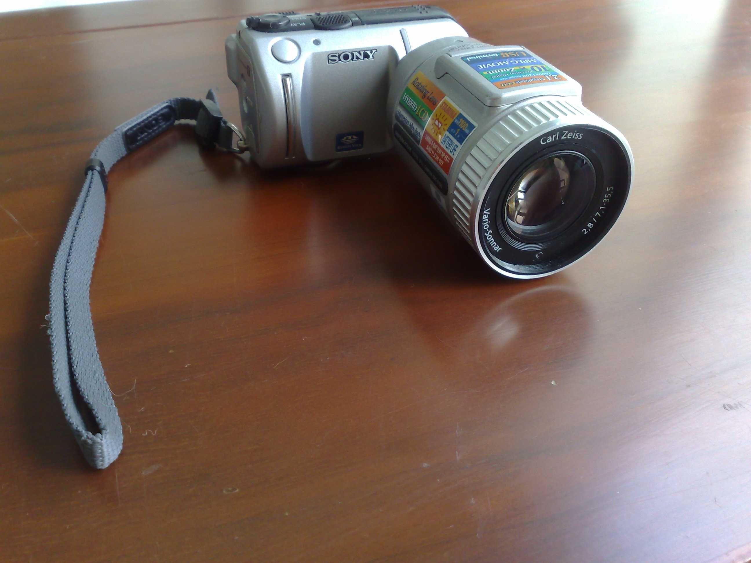 Sony dsc f505 2 cameras a funcionar handycam / cybershot c/ carregador