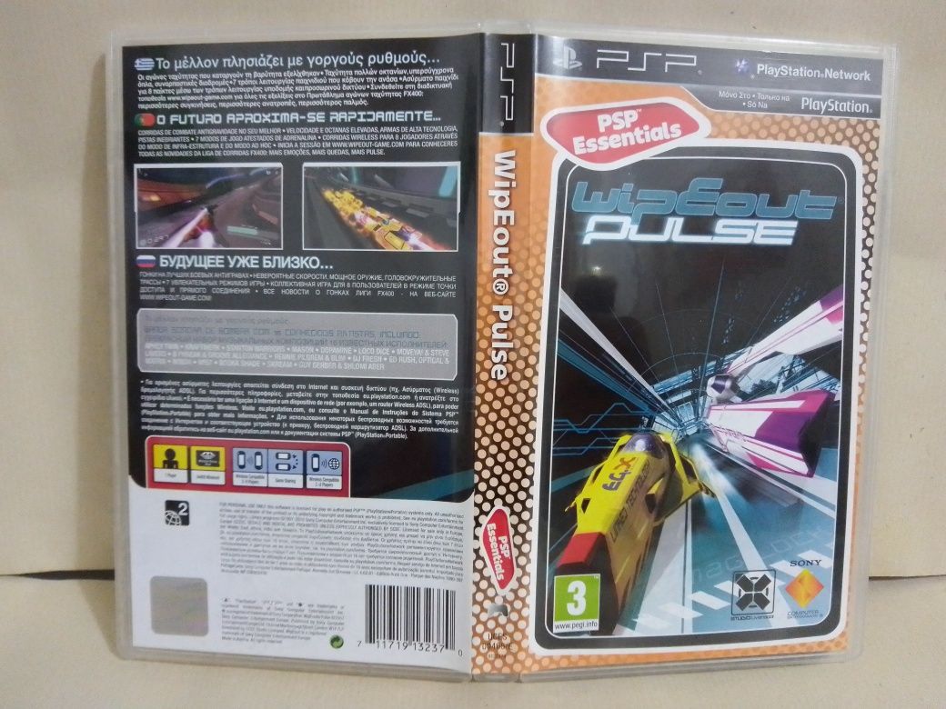 Jogo WipEout - Pulse, para Playstation Portable PSP