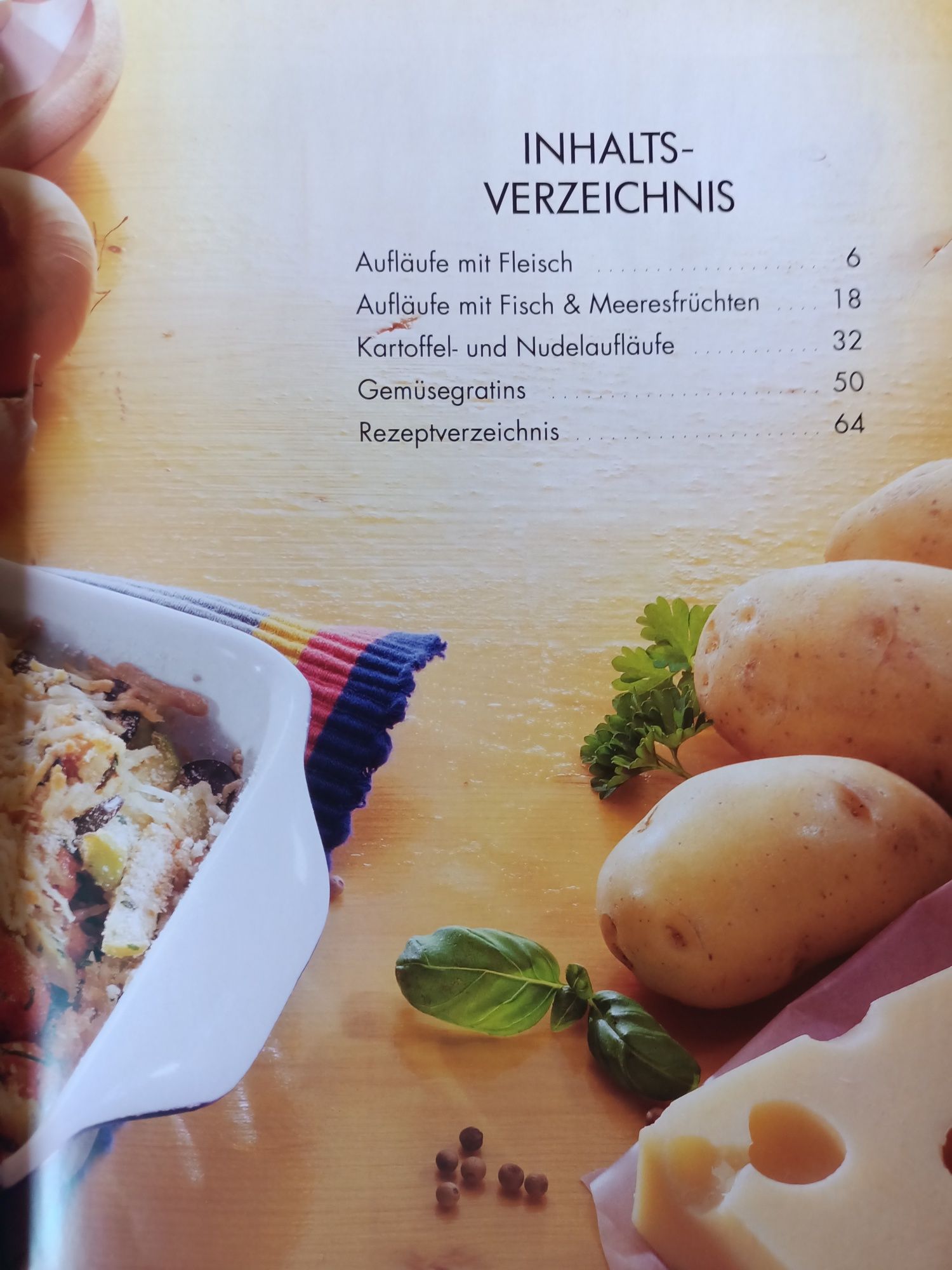 Auflaufe & Gratins książka kucharska po niemiecku,