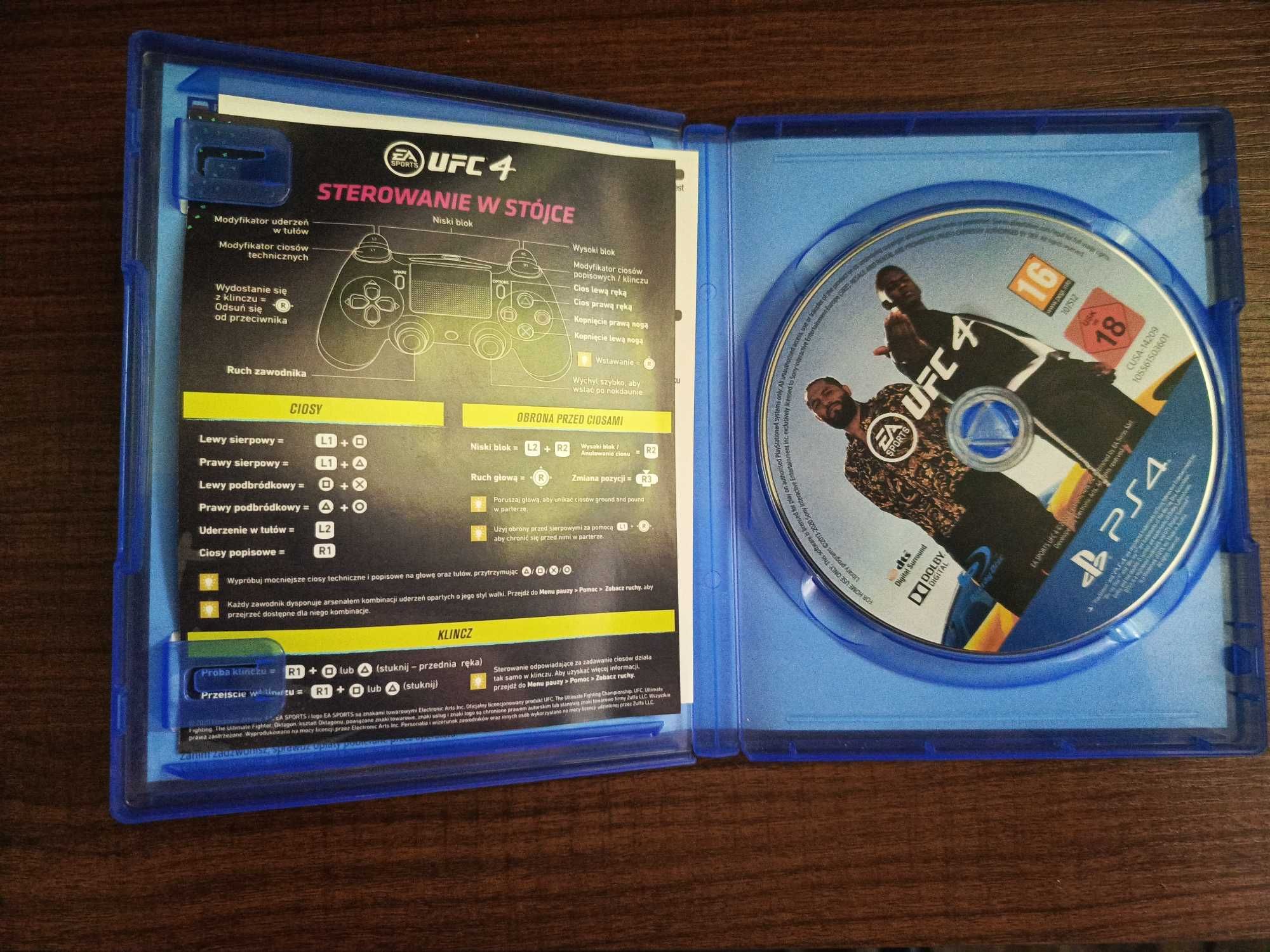 Gra UFC 4 na PS4