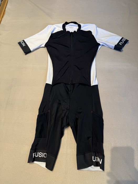 Strój Triathlonowy FUSION TEMPO! THREE Czarny rozmiar L
