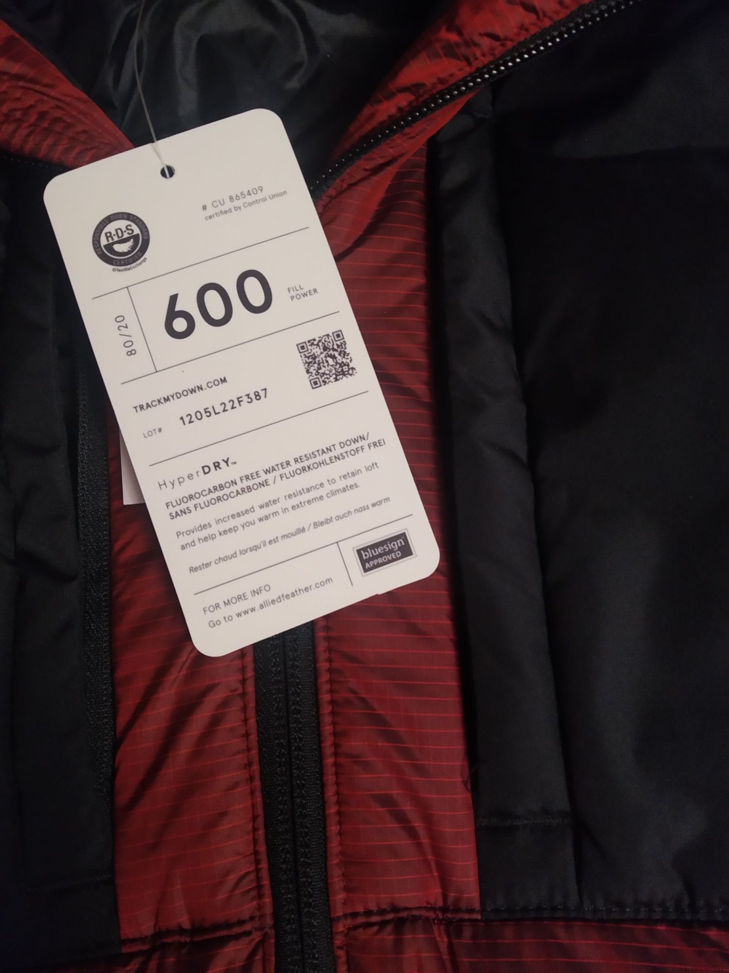 Пуховик чоловічий Uniqlo=LandsEND XL-заміри в описі