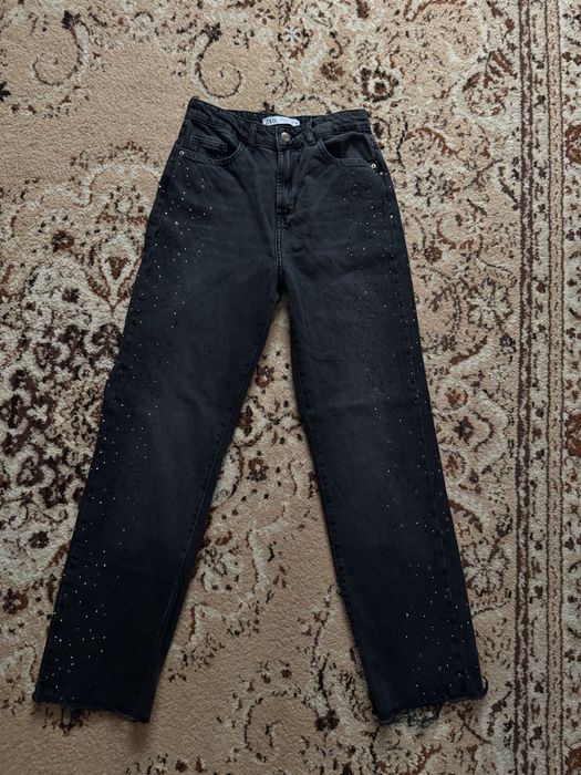 Джинси зі стразами zara