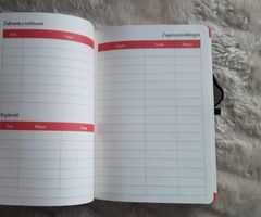 Kalendarz książkowy szkolne 2024 A5 Antra czerń