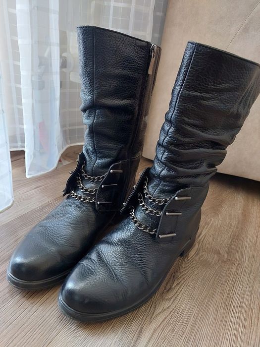 Шкіряні черевики жіночі