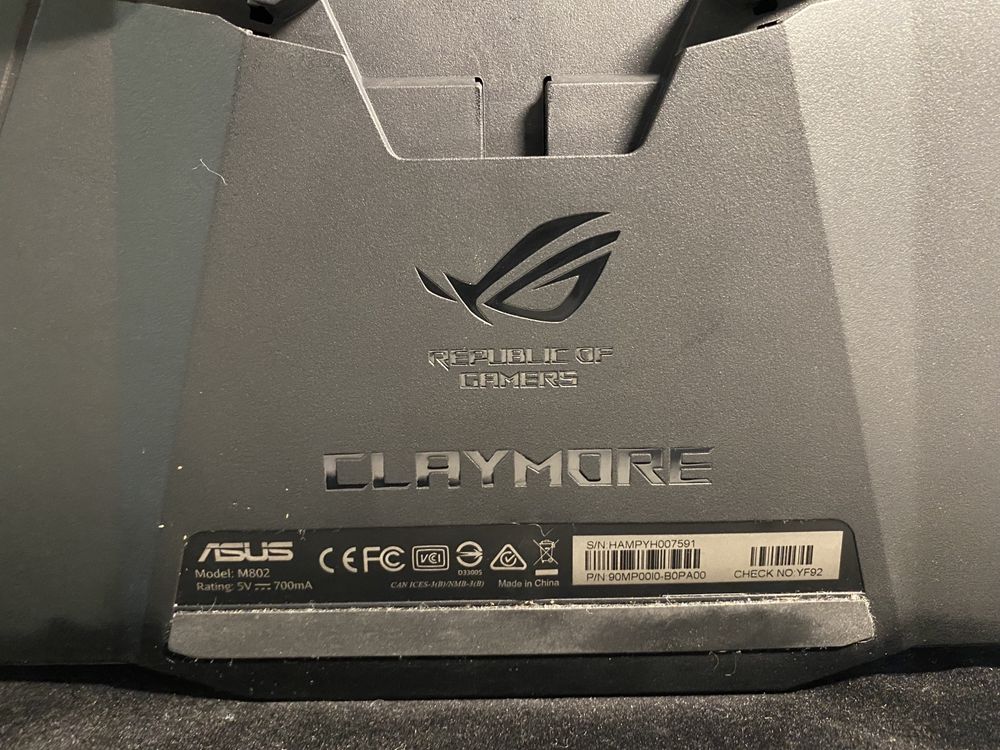 Asus Rog Claymore Core PT MX-Red