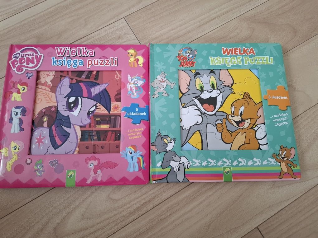 Wielka księga puzzli My Little Pony, Tom i Jerry