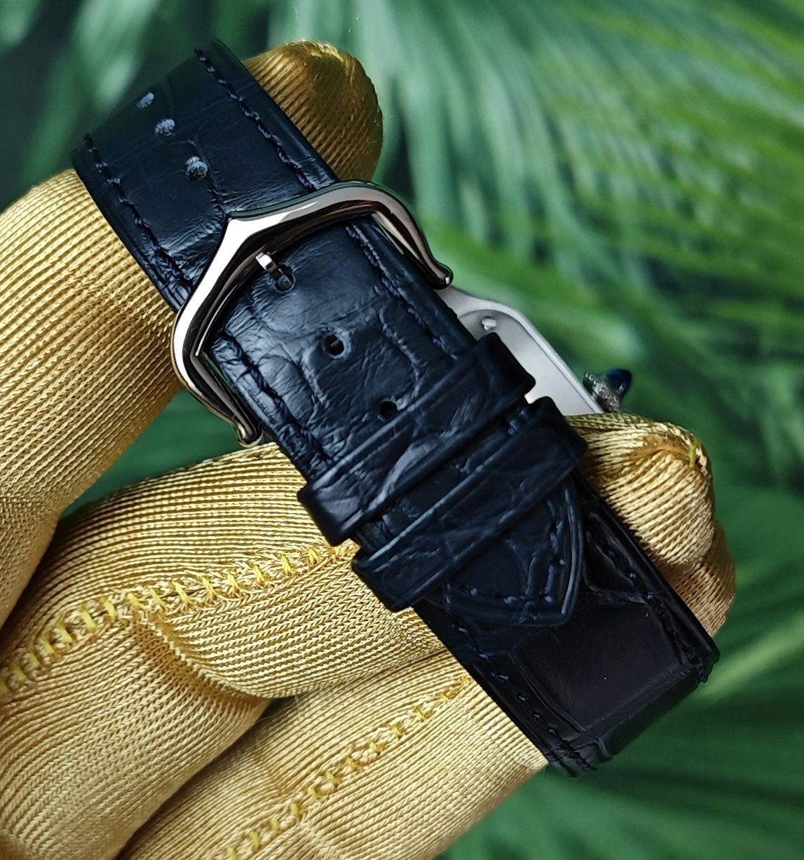 Nowy Cartier Santos Dumont Full Set L WSAA0022 zegarek męski damski ¡