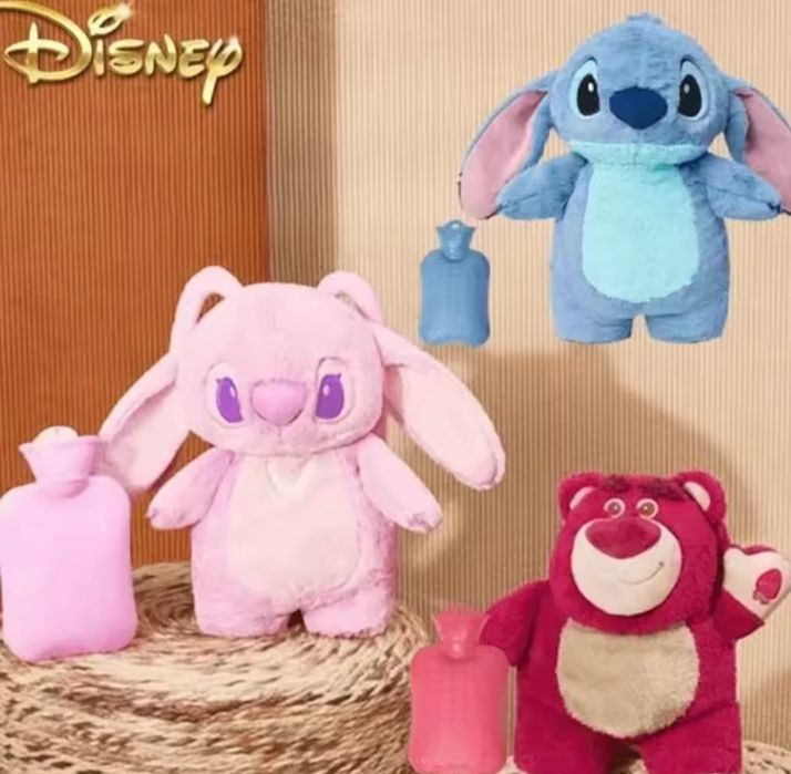 Мягкая игрушка с грелкой Лило и Стич Синій та Рожевий