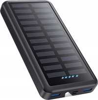 Powerbank solarny 30800 mAh USB-C PD 15 W, 3 wyjścia