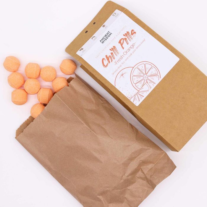 Zestaw pigułek musujących do kąpieli 350 g - Pomarańcza