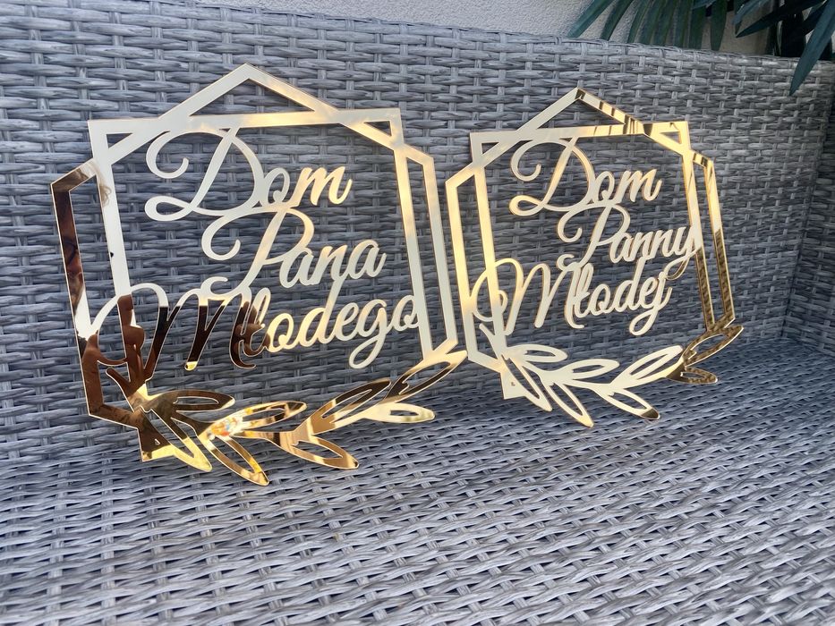 Wesele Obręcz dekoracyjna dom panny pana mlodego mlodej