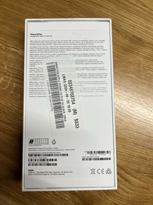 Iphone 15 plus bateria 97% jak nowy! gwaracja do 09.26 media expert