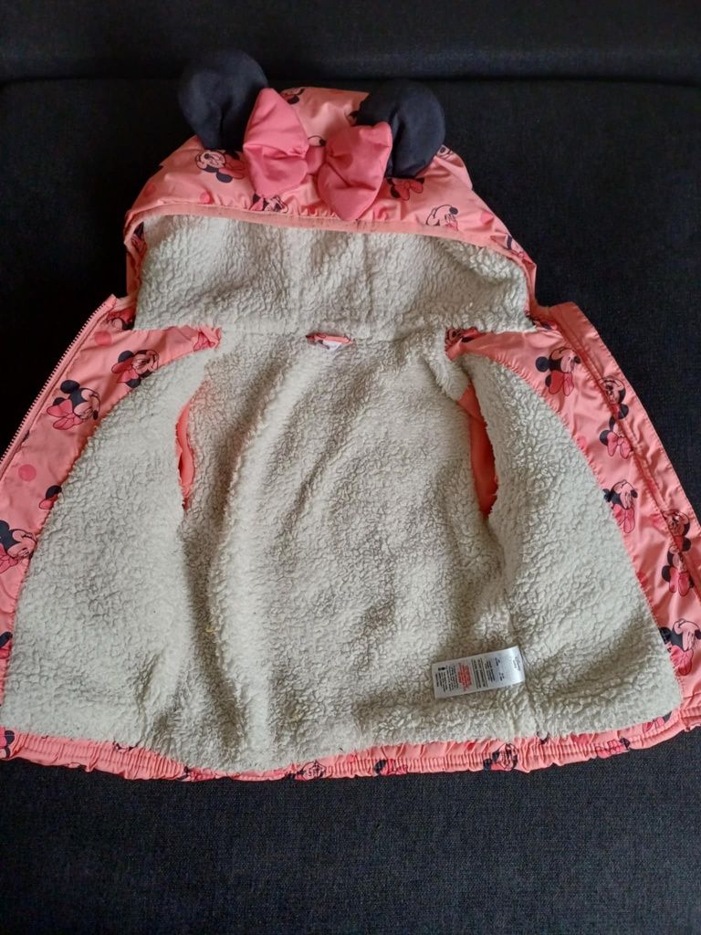 Kurtka dziewczęca myszka Minnie r.86