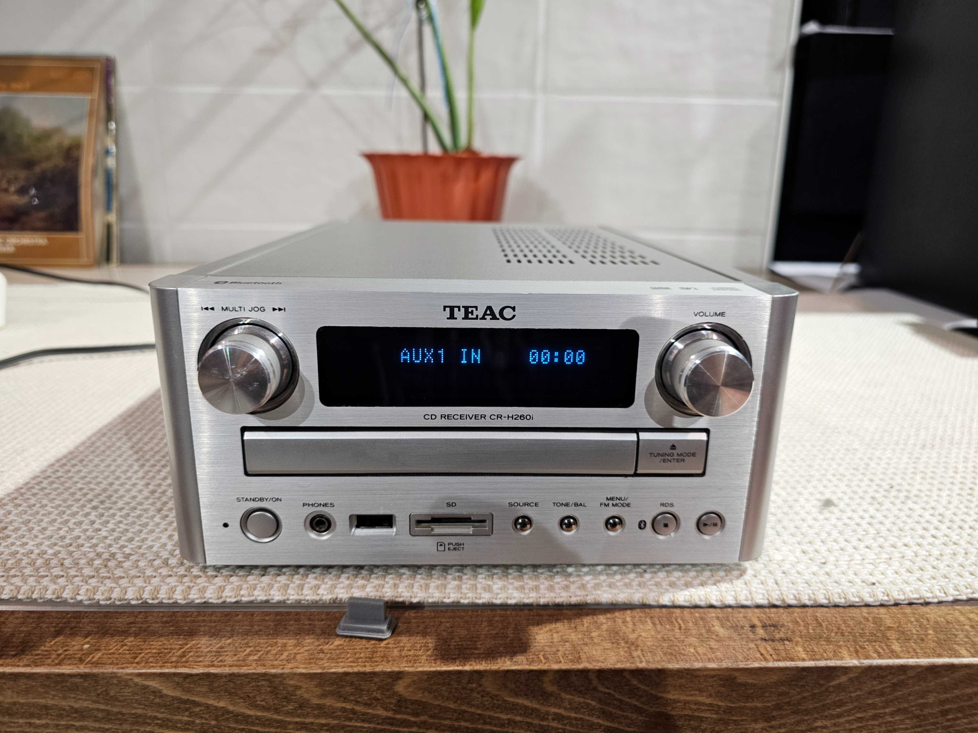 CD ресивер TEAC CR-H260i Bluetooth, CD, FM радіо, USB (Носій)