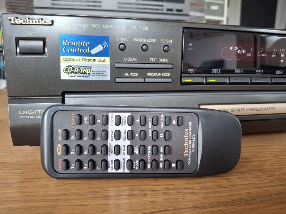 Technics CD zmieniarka SL-PD9 z pilotem