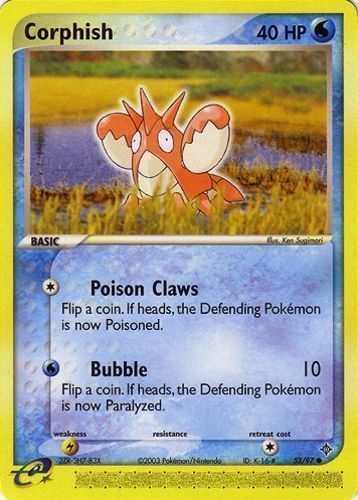Pokemon Card - Corphish 40 HP