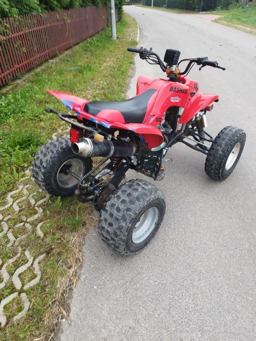 Quad Bashan 200  LED wyciągarka