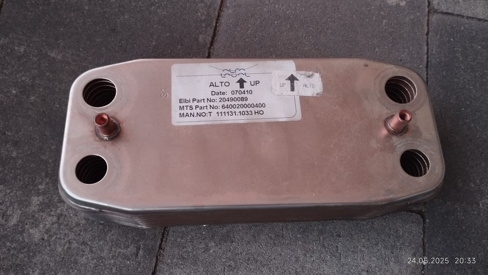 Wymiennik CWU Alfa Laval do Ariston Clas/Genus 2-Funkcyjny kocioł