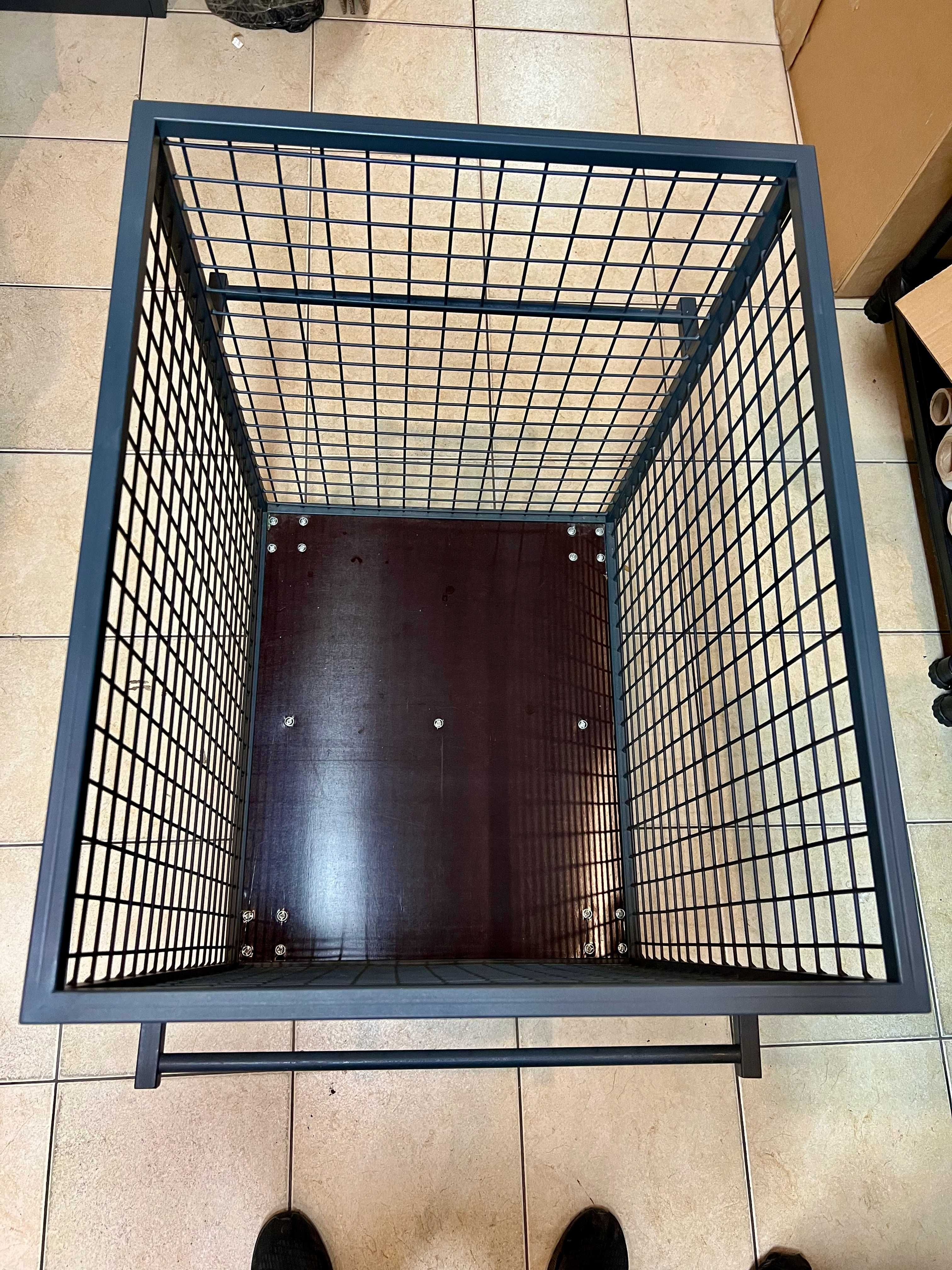 Kosz transportowy wózek na paczki 150 kg solidna stal, kółka, uchwyty