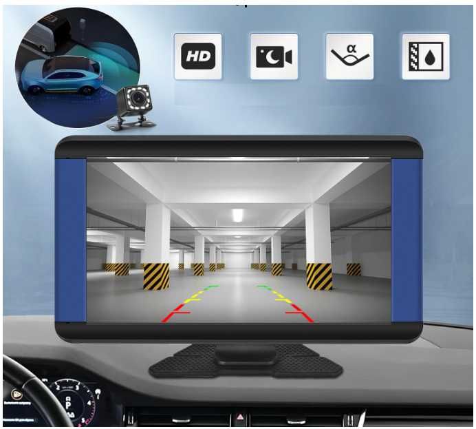 Bezprzewodowe Radio Samochodowe 7 Cali Carplay Android Kamera