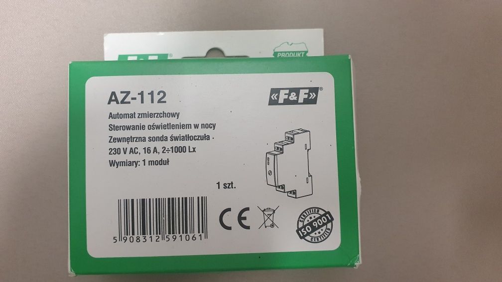 Zmierzchówka Nowy Zmierzchowy włącznik światła F&F fif AZ-112 230V