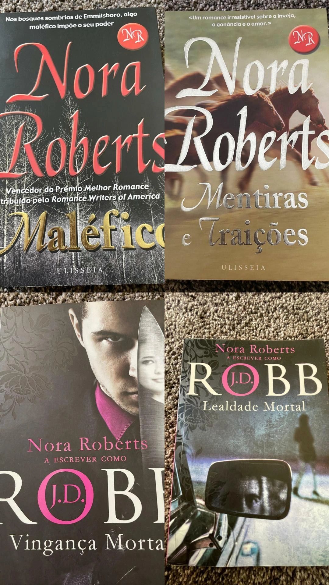 Livros coleção Nora Roberts