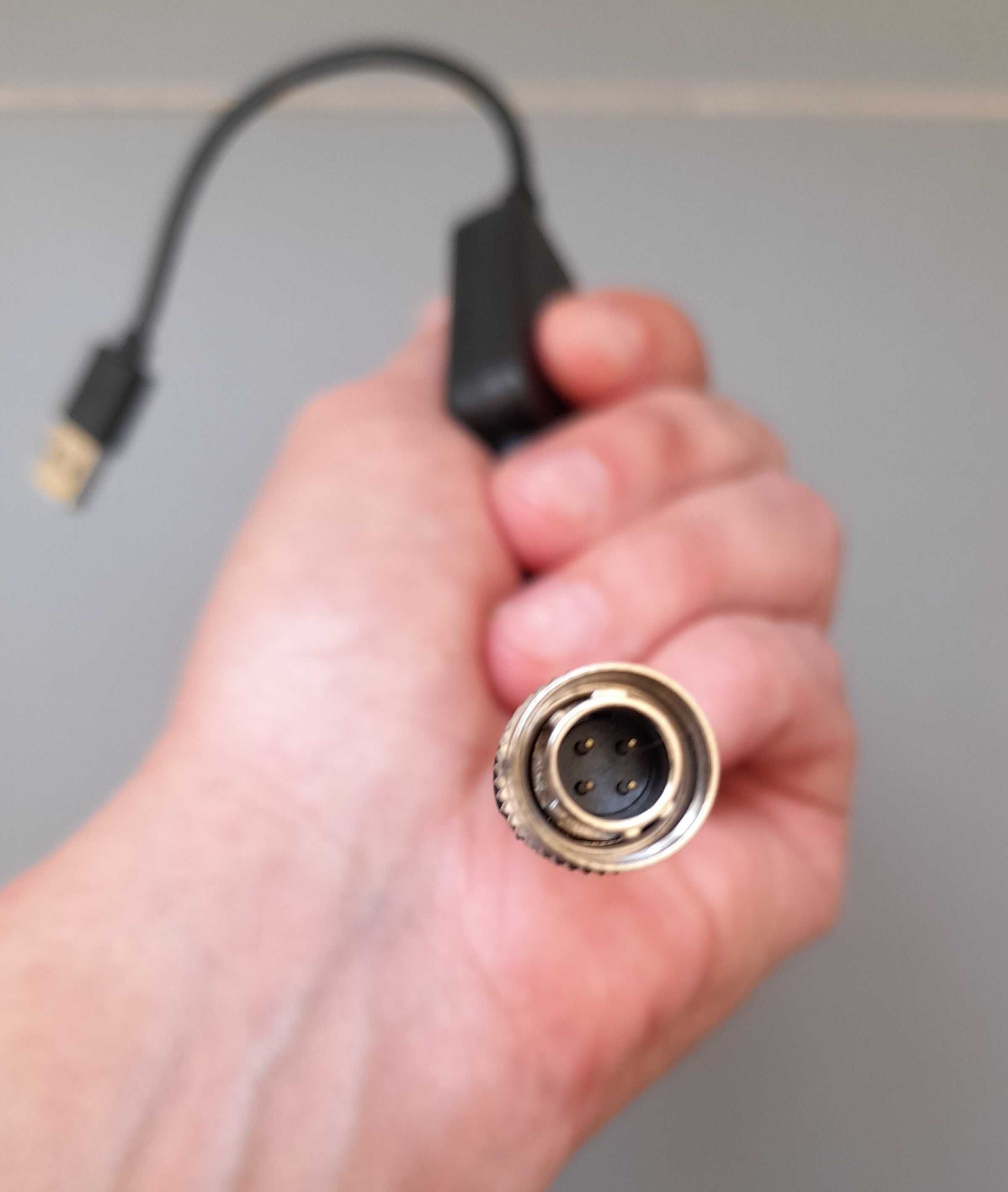 Cabo(s) USB para HIROSE c/ regulador tensão DC12V #novos