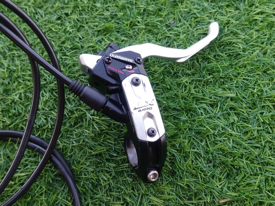 Hamulce hydrauliczne tarczowe Shimano Deore XT M775 komplet P+T