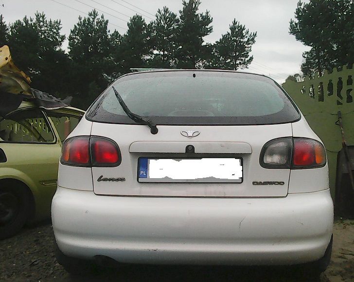 Zderzak Tył Absorber Belka Zderzaka Lampy Lift Tył Daewoo Lanos Hathb