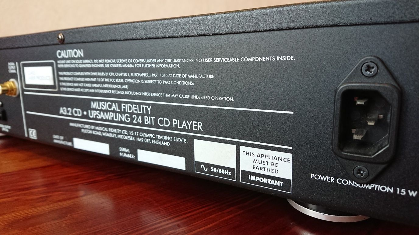 Продам Musical Fidelity a3.2 cd